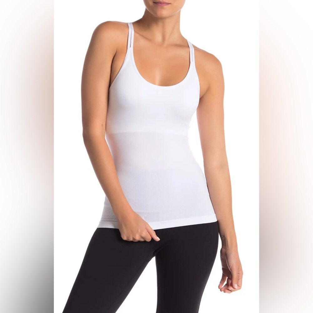 SHIMERA
Seamless Racerback Shelf Camisole In WHITE NWT